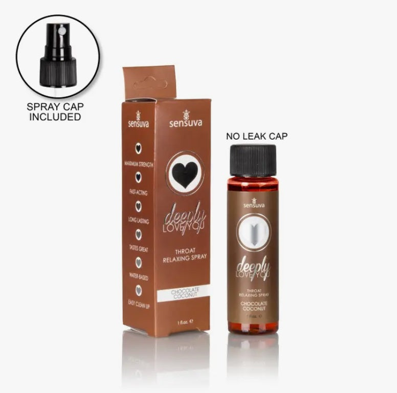 Deeply Love You Throat Relaxing Spray - Chocolate Coconut